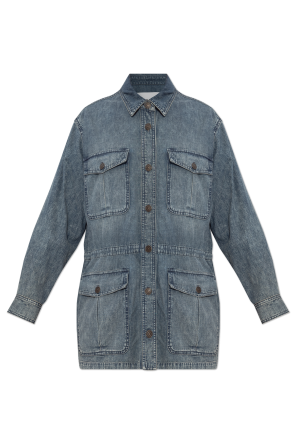 デニム・ジーパン MARANT ETOILE JEANS CARGO NAYLA IN DENIM Blue 